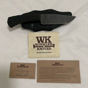 Hand forged knife by one of America’s best knife makers. Never used